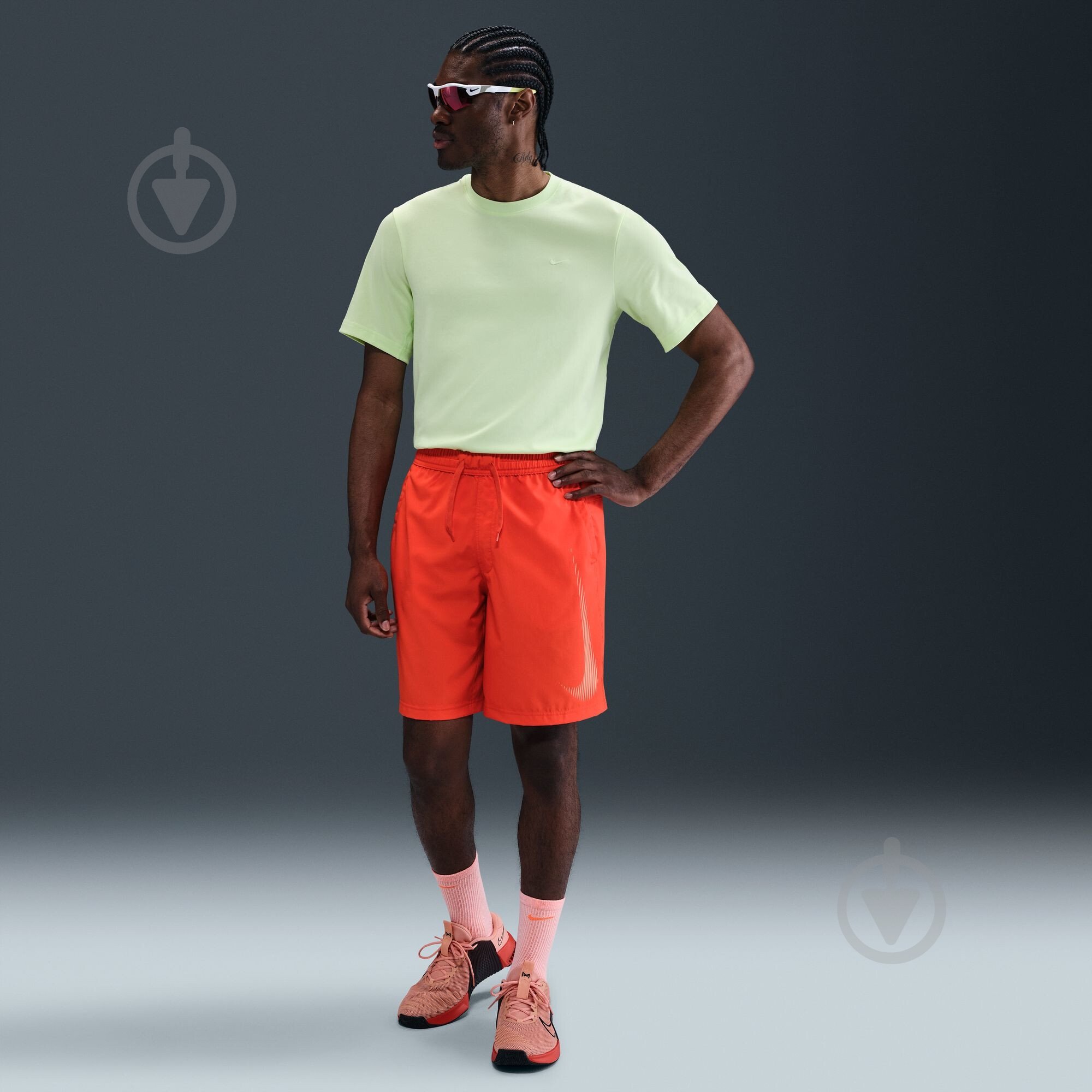 Шорти Nike M NK DF FORM 9IN UL SHORT SWOO HJ4045-633 р. M помаранчевий - фото 8