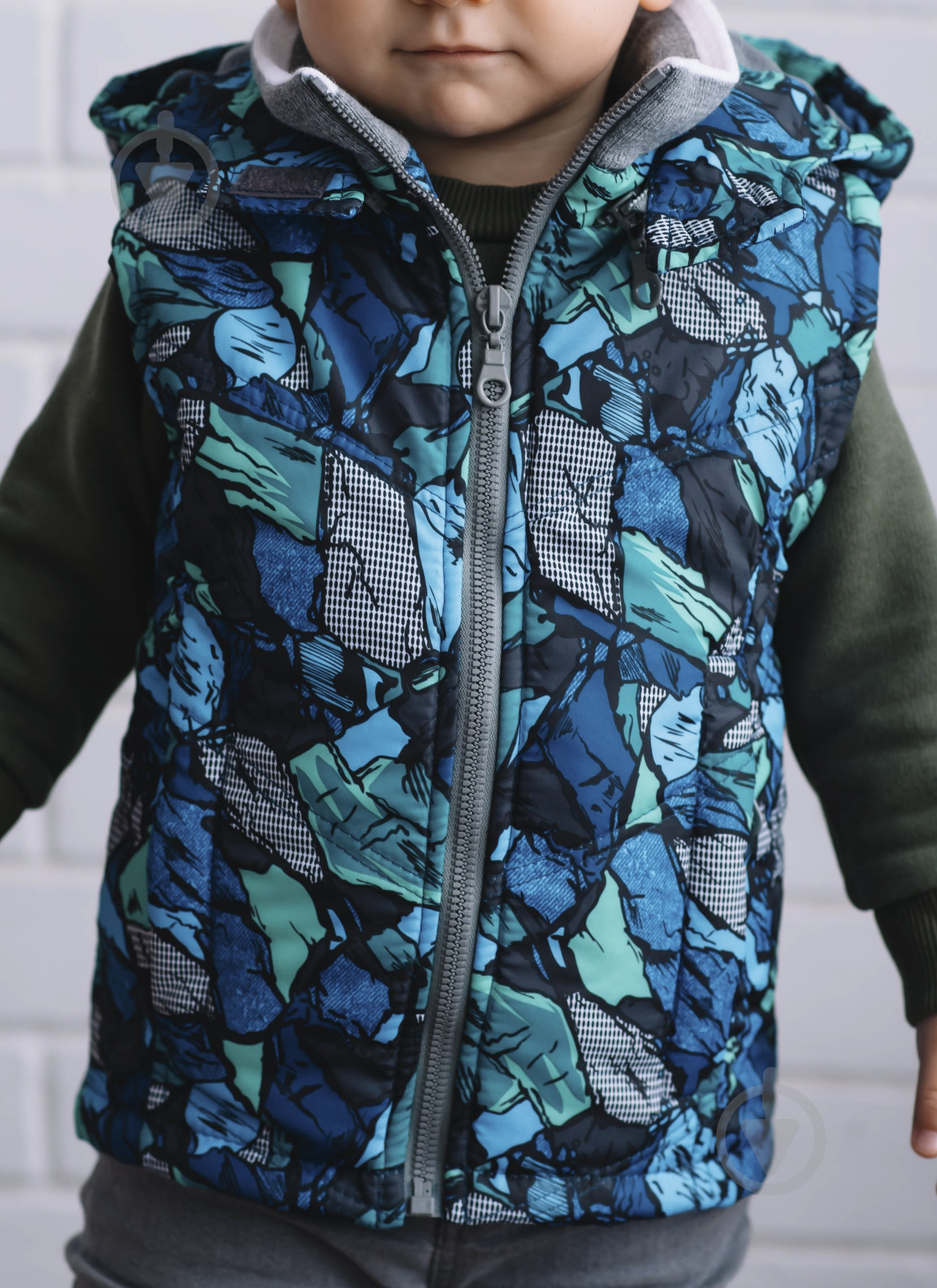 Жилет детский для мальчика DC KIDS Алан р.122 синий - фото 1