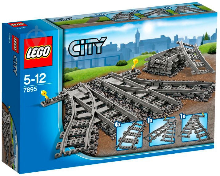 Конструктор LEGO City Набор стрелок 7895 - фото 1 Конструктор LEGO City Набор стрелок 7895 - фото 1