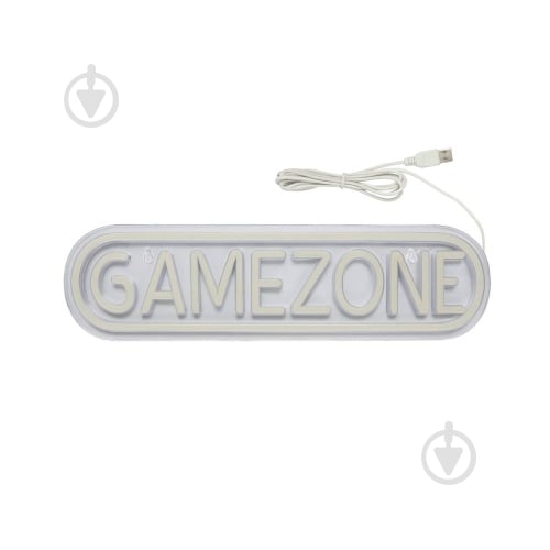 ᐉ Неоновая вывеска LED-NEON GAMEZONE 420x120 мм разноцветный (RGB