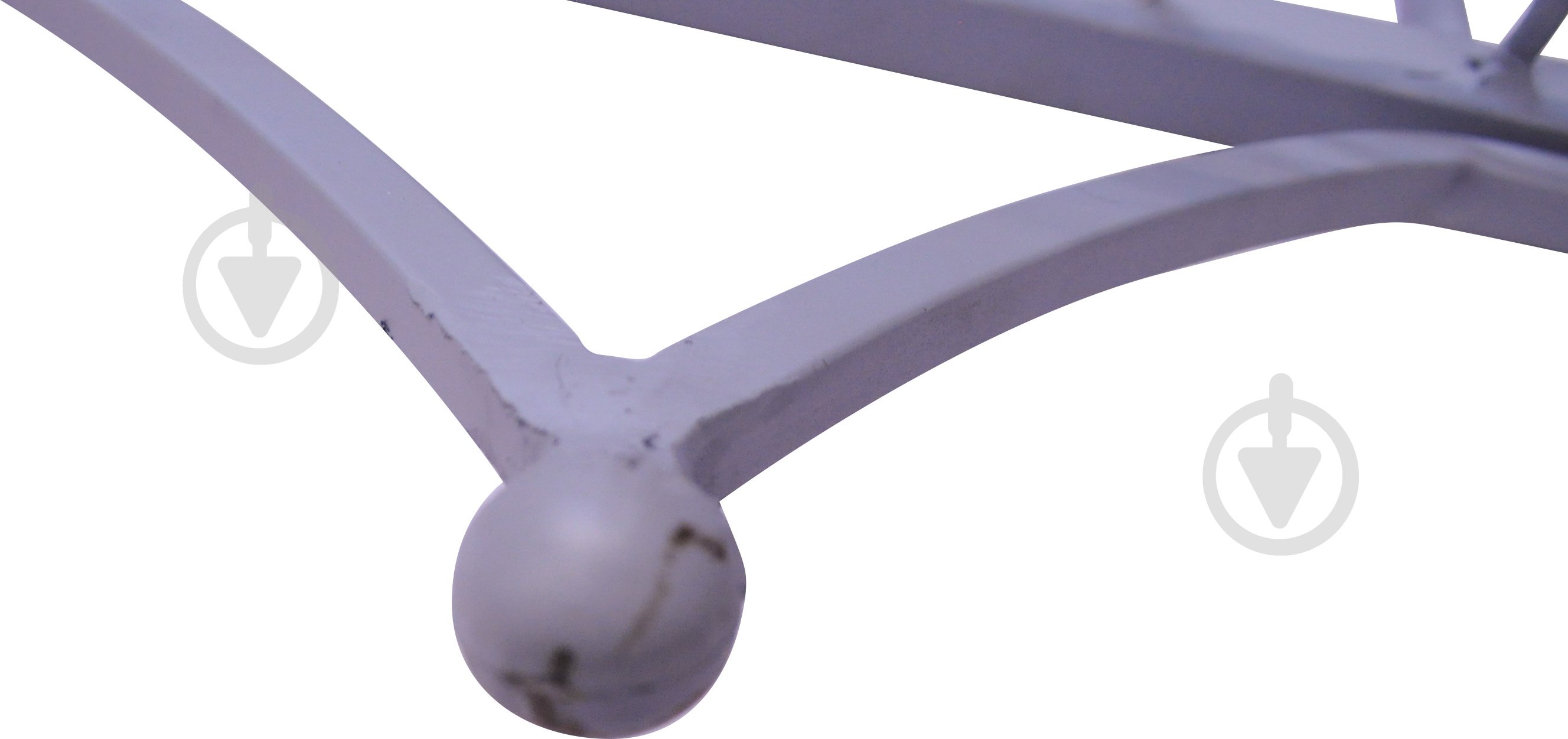 УЦЕНКА! Вешалка для одежды Метал Арт Ромб БЕЛЫЙ (УЦ №31) - фото 3