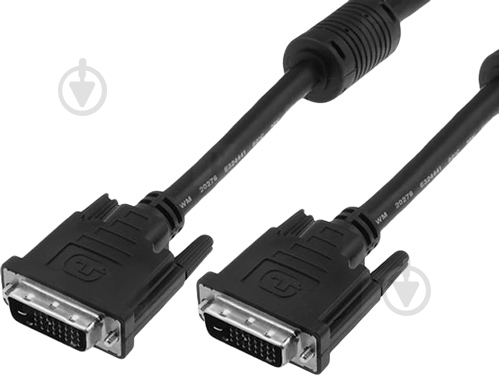 Кабель Digitus DVI – DVI 5 м черный (AK-320101-050-S) - фото 1