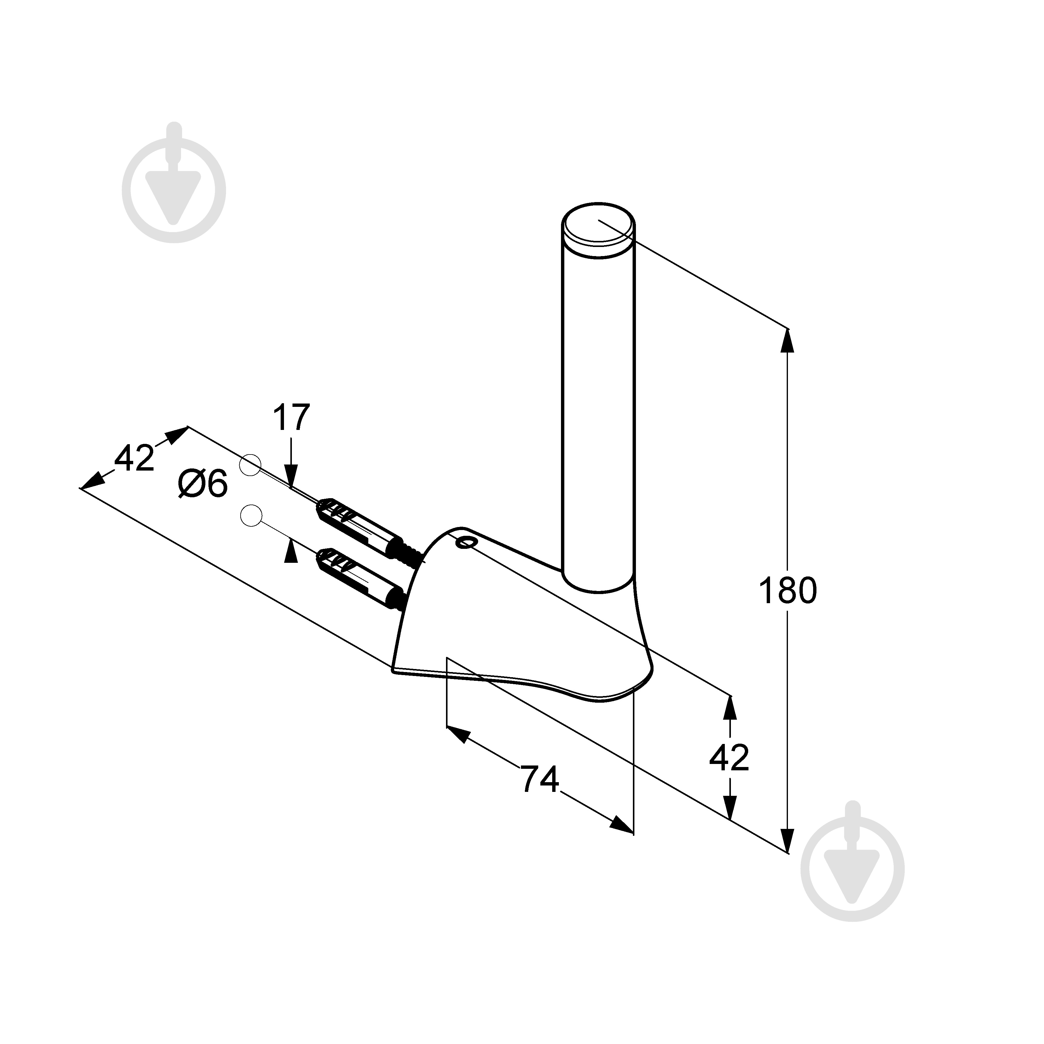 Держатель дополнительного рулона Kludi AMBIENTA - фото 2