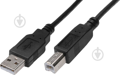 Кабель Digitus USB Am – USB Bm 3 м черный (AK-300102-030-S) - фото 1