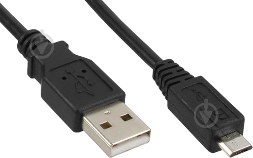Кабель Digitus USB – microUSB 1.8 м черный (AK-300127-018-S) - фото 1