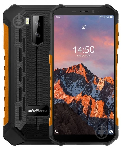 Смартфон Ulefone Armor X5 Pro 4/64GB orange - фото 1 Смартфон Ulefone Armor X5 Pro 4/64GB orange - фото 1