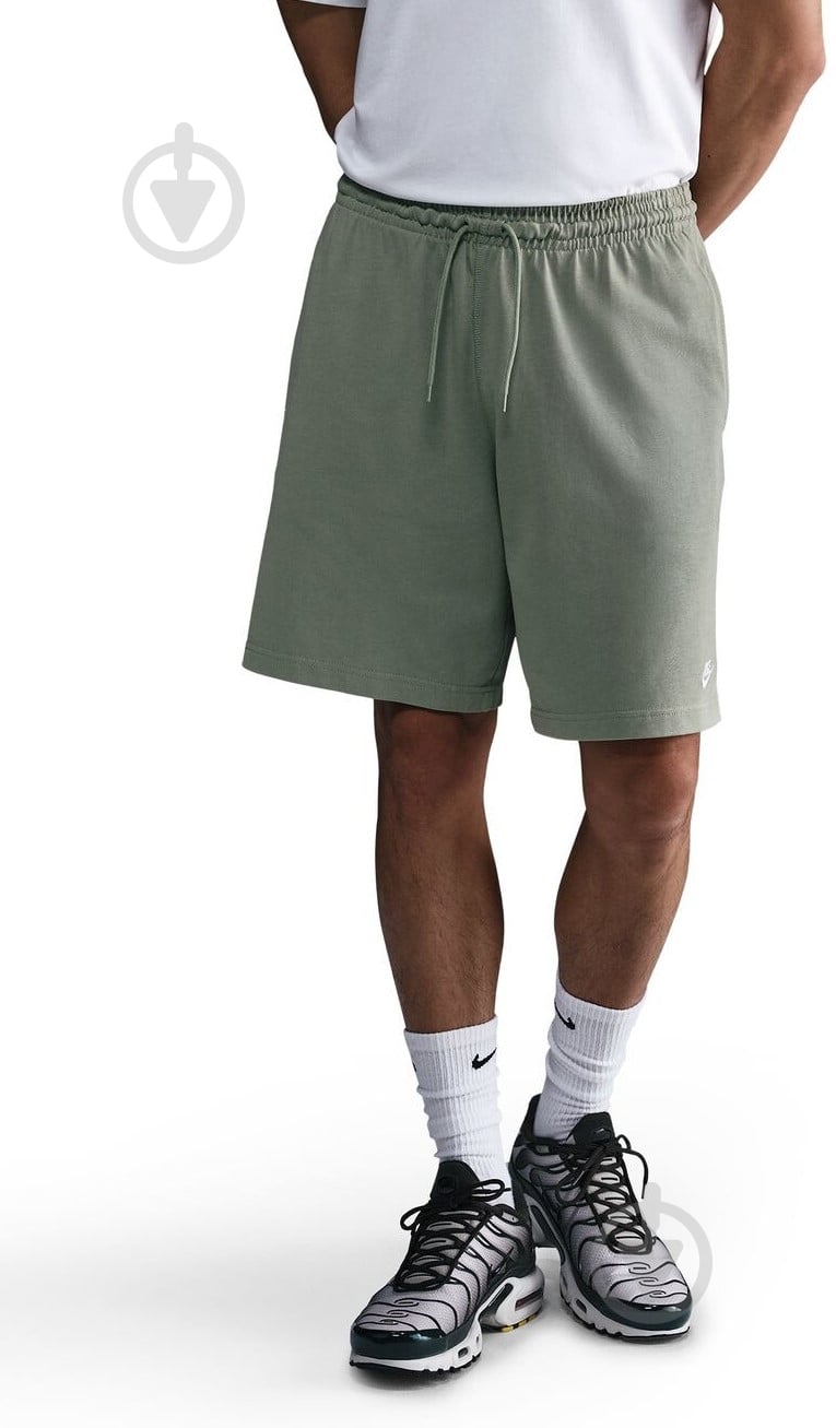 Шорти Nike M NK CLUB KNIT SHORT FQ4359-370 р. M хакі - фото 1