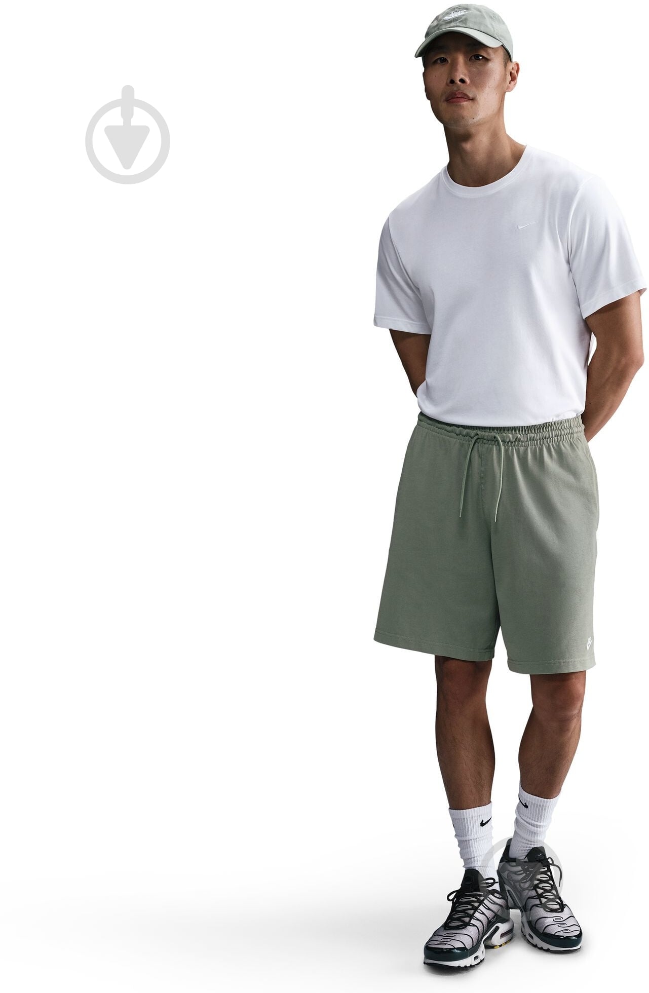 Шорти Nike M NK CLUB KNIT SHORT FQ4359-370 р. M хакі - фото 2