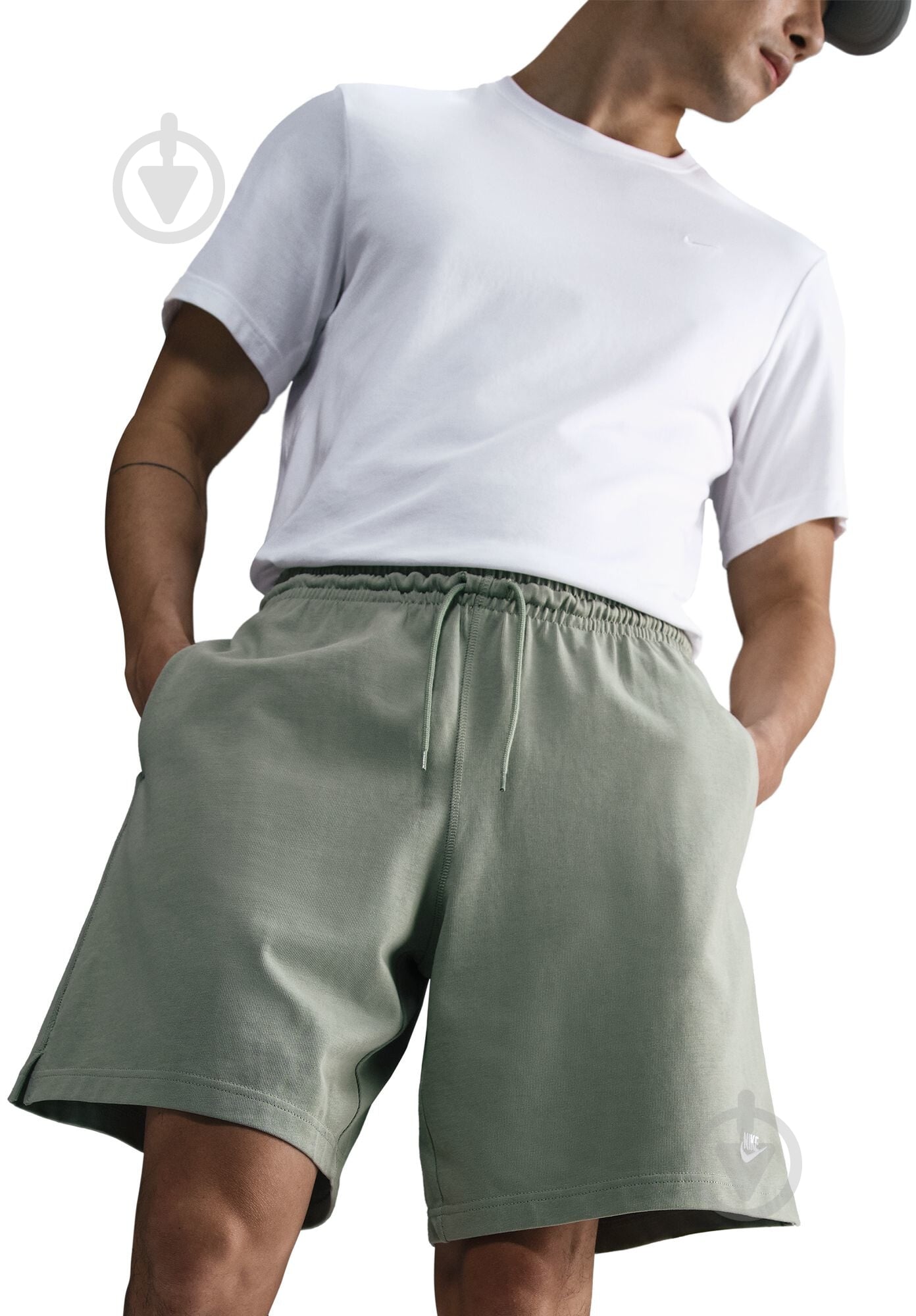 Шорти Nike M NK CLUB KNIT SHORT FQ4359-370 р. M хакі - фото 4