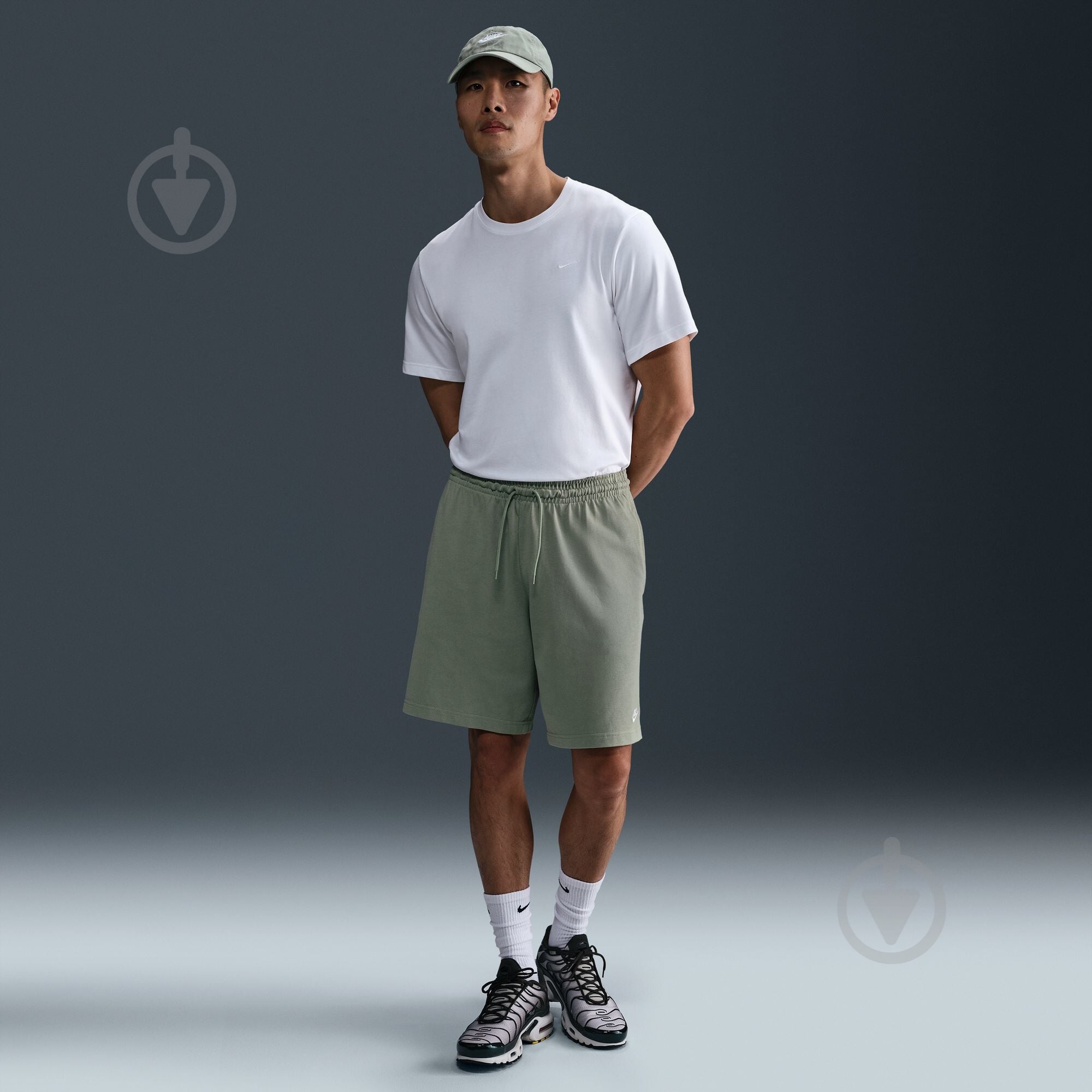 Шорти Nike M NK CLUB KNIT SHORT FQ4359-370 р. M хакі - фото 8