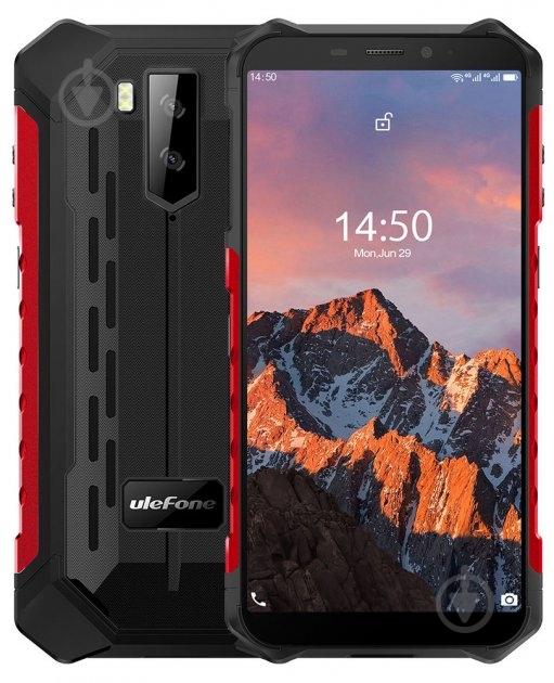Смартфон Ulefone Armor X5 Pro 4/64GB red - фото 1