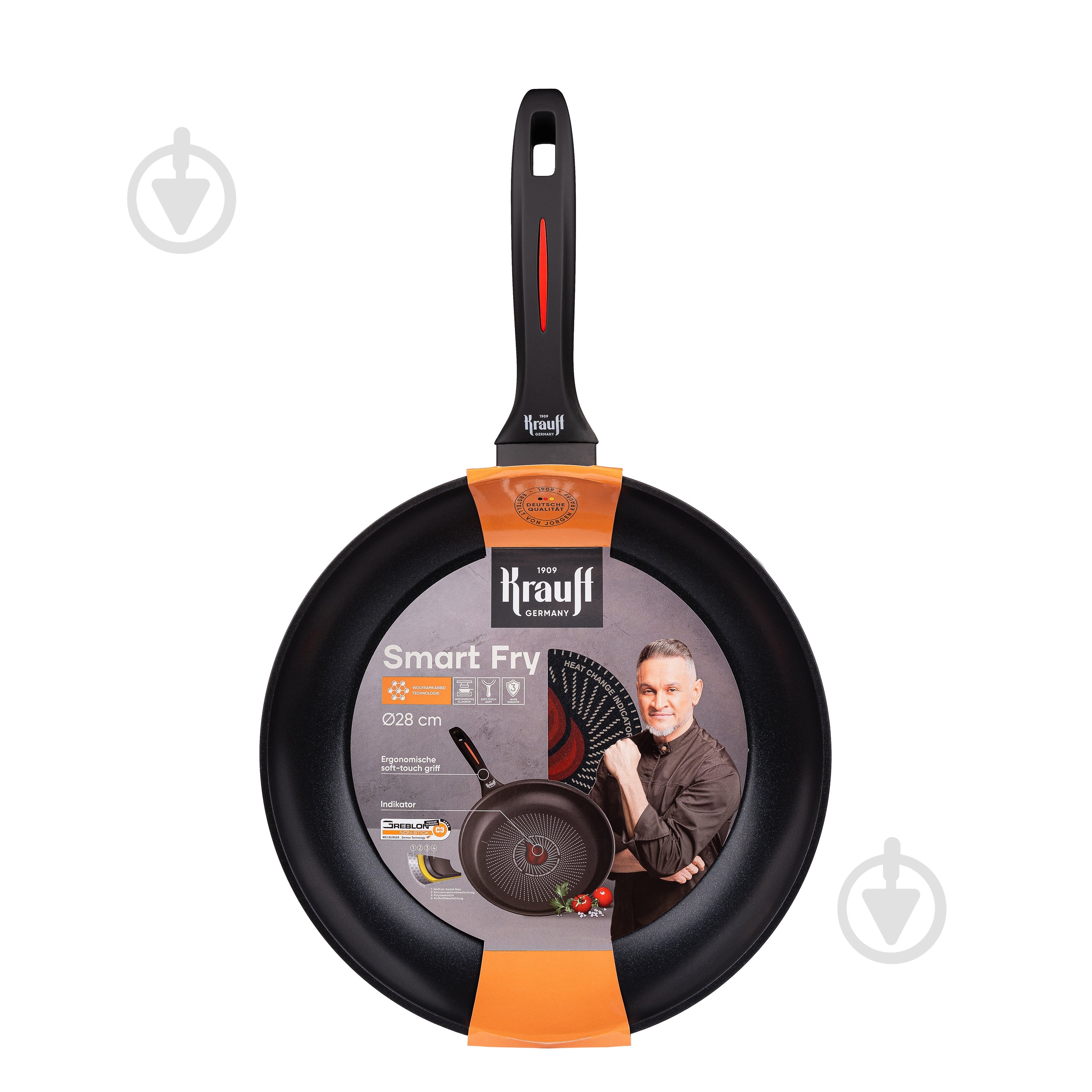 Набір сковорід Krauff Smart Fry 24/28 см з універсальною кришкою 25-45-221 - фото 6