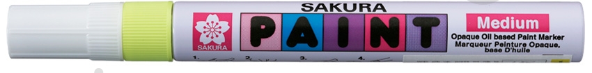 Маркер-краска Sakura PAINTMARKER XPMK-B#302 желтый - фото 1 Маркер-краска Sakura PAINTMARKER XPMK-B#302 желтый - фото 1