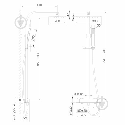Душова система Imprese GRAFIKY арт ZMK0424070480 - фото 3