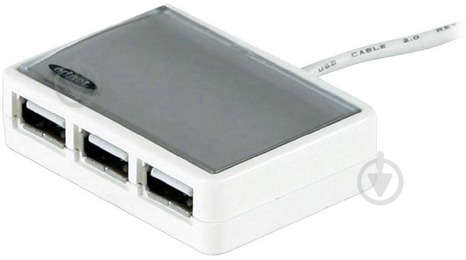 USB-хаб Digitus Ednet 4 порта USB 2.0 white (85024) - фото 1 USB-хаб Digitus Ednet 4 порта USB 2.0 white (85024) - фото 1
