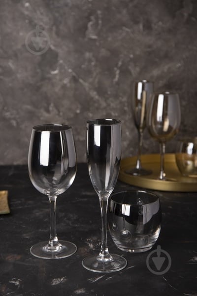 Набор бокалов для шампанского Luminarc Delice Mist 160 мл 6 шт. - фото 3 Набор бокалов для шампанского Luminarc Delice Mist 160 мл 6 шт. - фото 3