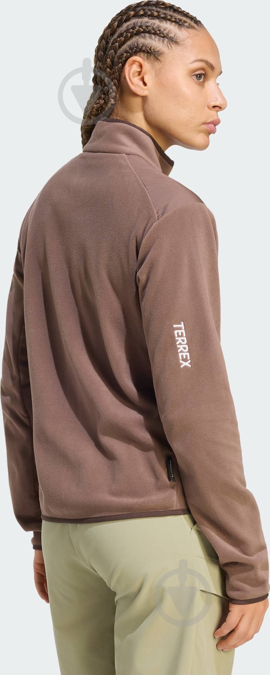 Джемпер Adidas W MT ESS WINDFL KH4645 р.S коричневый - фото 2