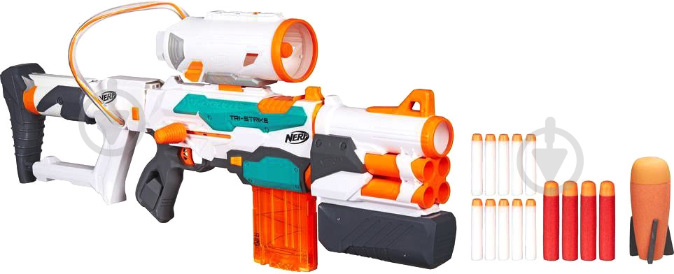 Бластер Nerf Модулус Три-Страйк B5577 - фото 2
