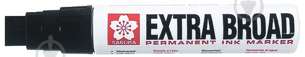 Маркер перманентный Sakura EXTRA BROAD XJGKS#49 черный - фото 2 Маркер перманентный Sakura EXTRA BROAD XJGKS#49 черный - фото 2
