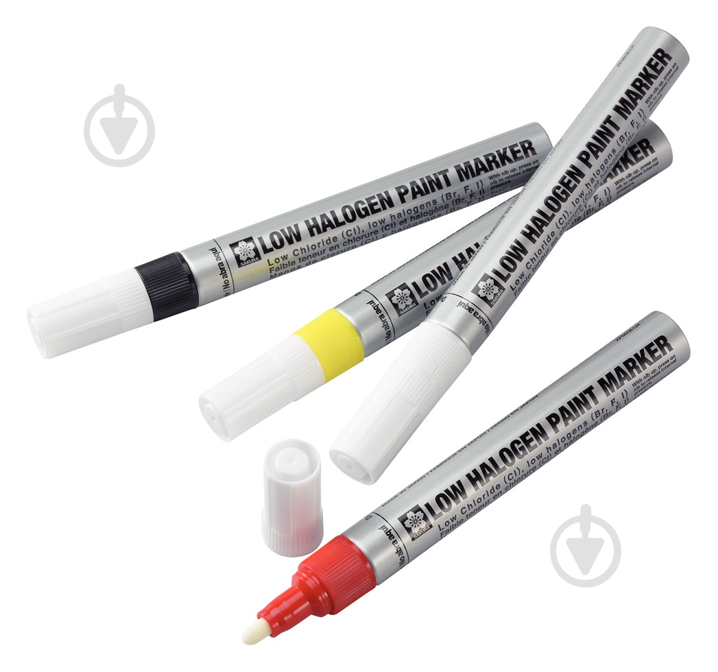 Маркер Sakura LOW HALOGEN PAINTMARK XPMKB-LH#3 желтый - фото 3