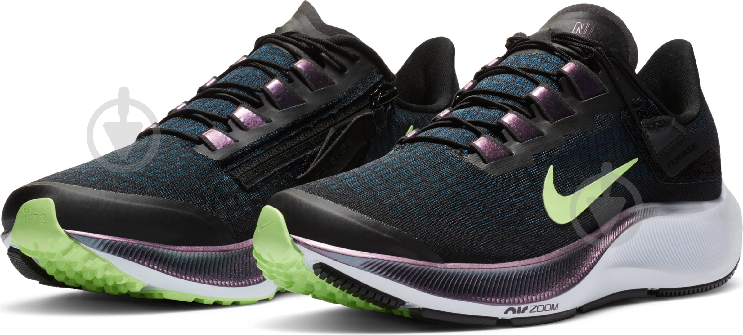 Кроссовки женские Nike WAIRZOOM PEGASUS 37 CK8605-001 р.40,5 черные - фото 1