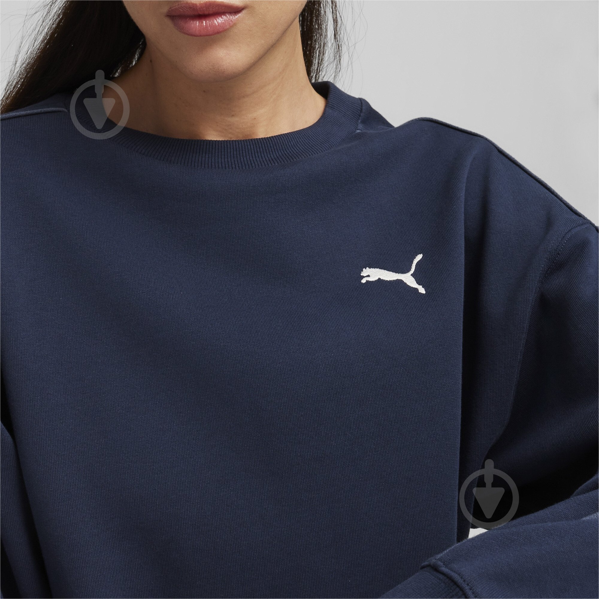 Свитшот Puma HER CREW TR 67788614 р.L синий - фото 5