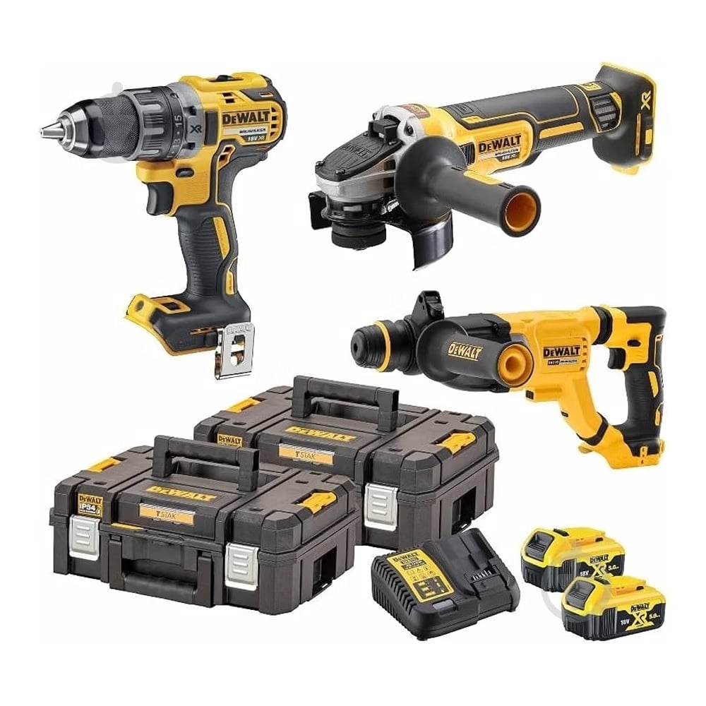Набор аккумуляторного инструмента DeWalt DCK327P2T - фото 1