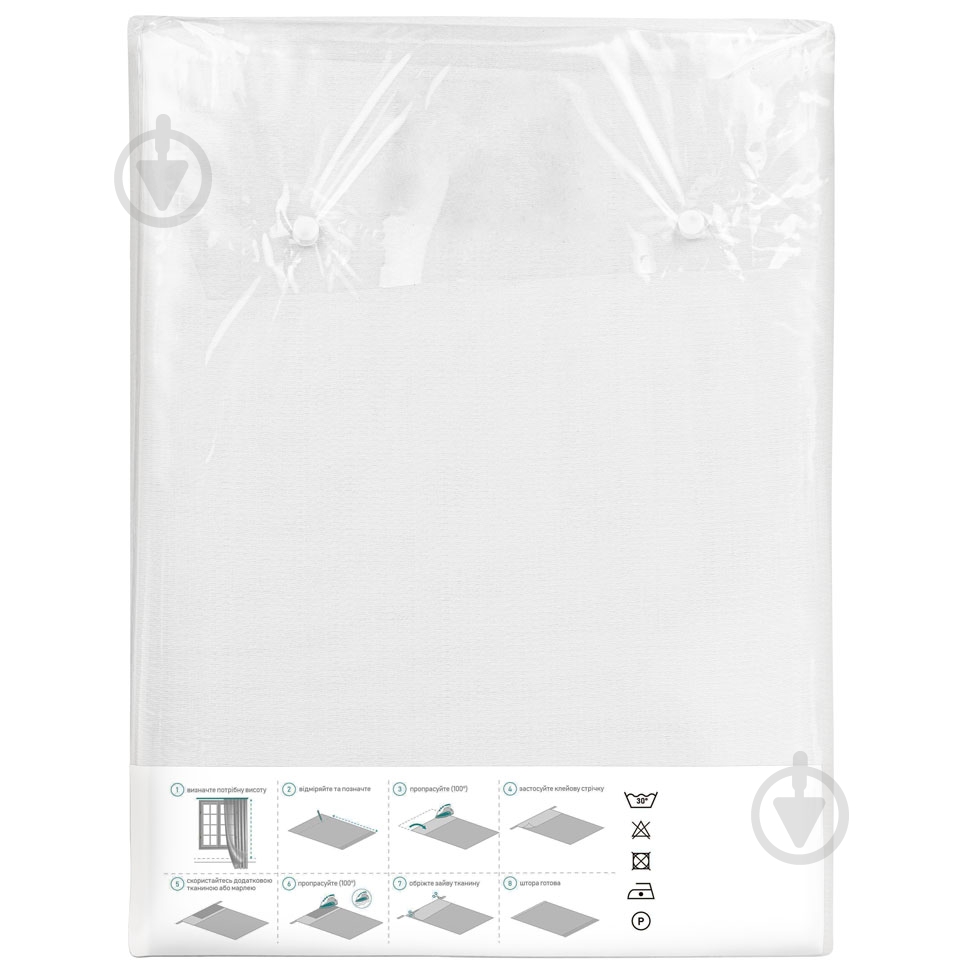 Тюль Fortuna 300х275 см белый Decora textile - фото 4
