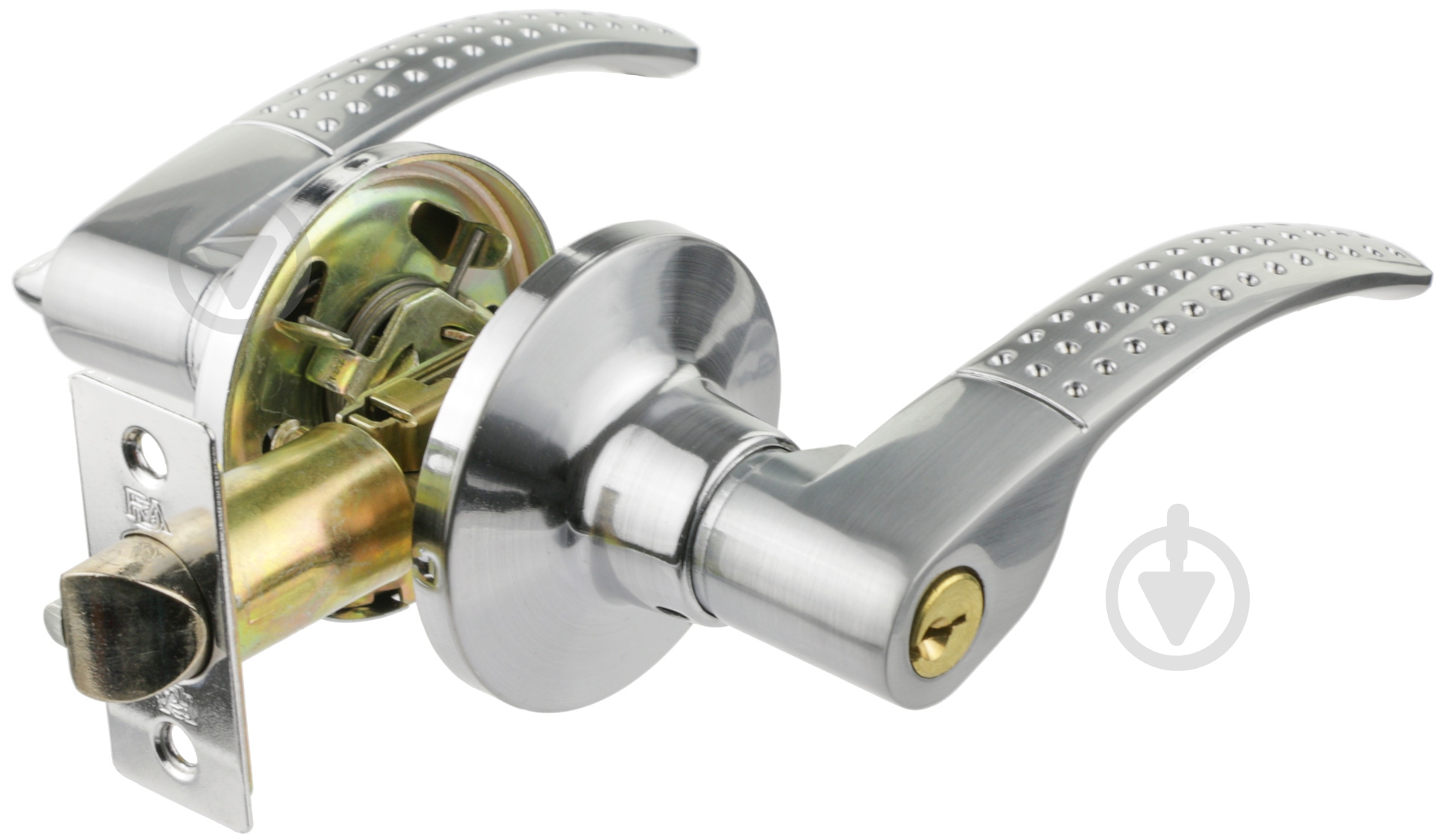 Кнобсет (ручка-защелка) RDA 861 PZ матовый хром - фото 1 Кнобсет (ручка-защелка) RDA 861 PZ матовый хром - фото 1