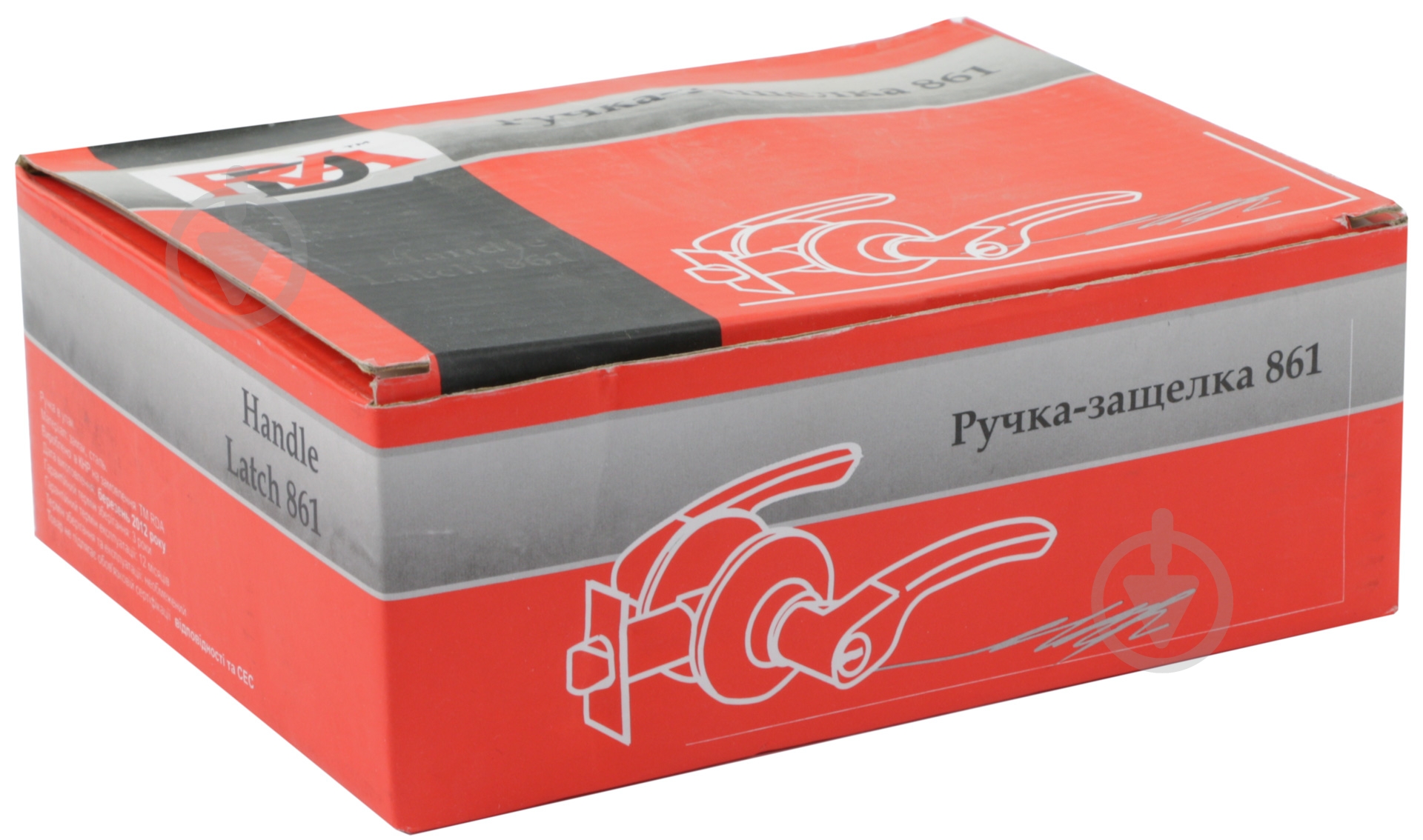 Кнобсет (ручка-защелка) RDA 861 PZ матовый хром - фото 4 Кнобсет (ручка-защелка) RDA 861 PZ матовый хром - фото 4