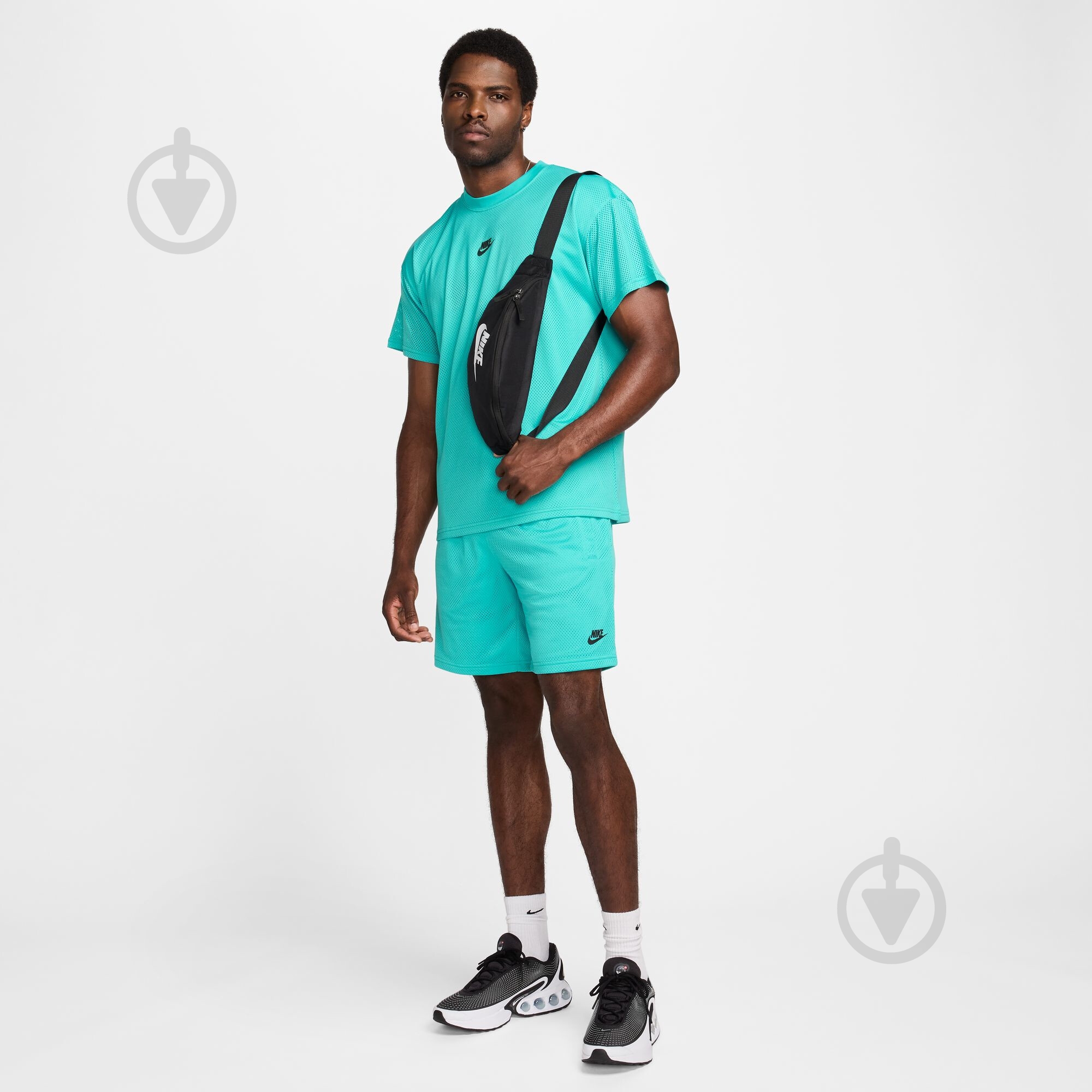 Шорты Nike M NSW MESH SHORT HQ1984-345 р. S бирюзовый - фото 7
