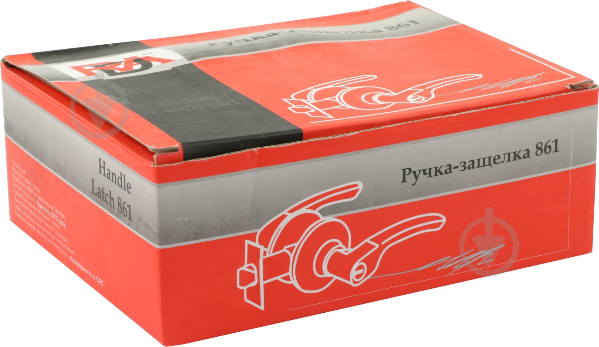 Кнобсет (ручка-защелка) RDA 861 PZ полированная латунь - фото 4