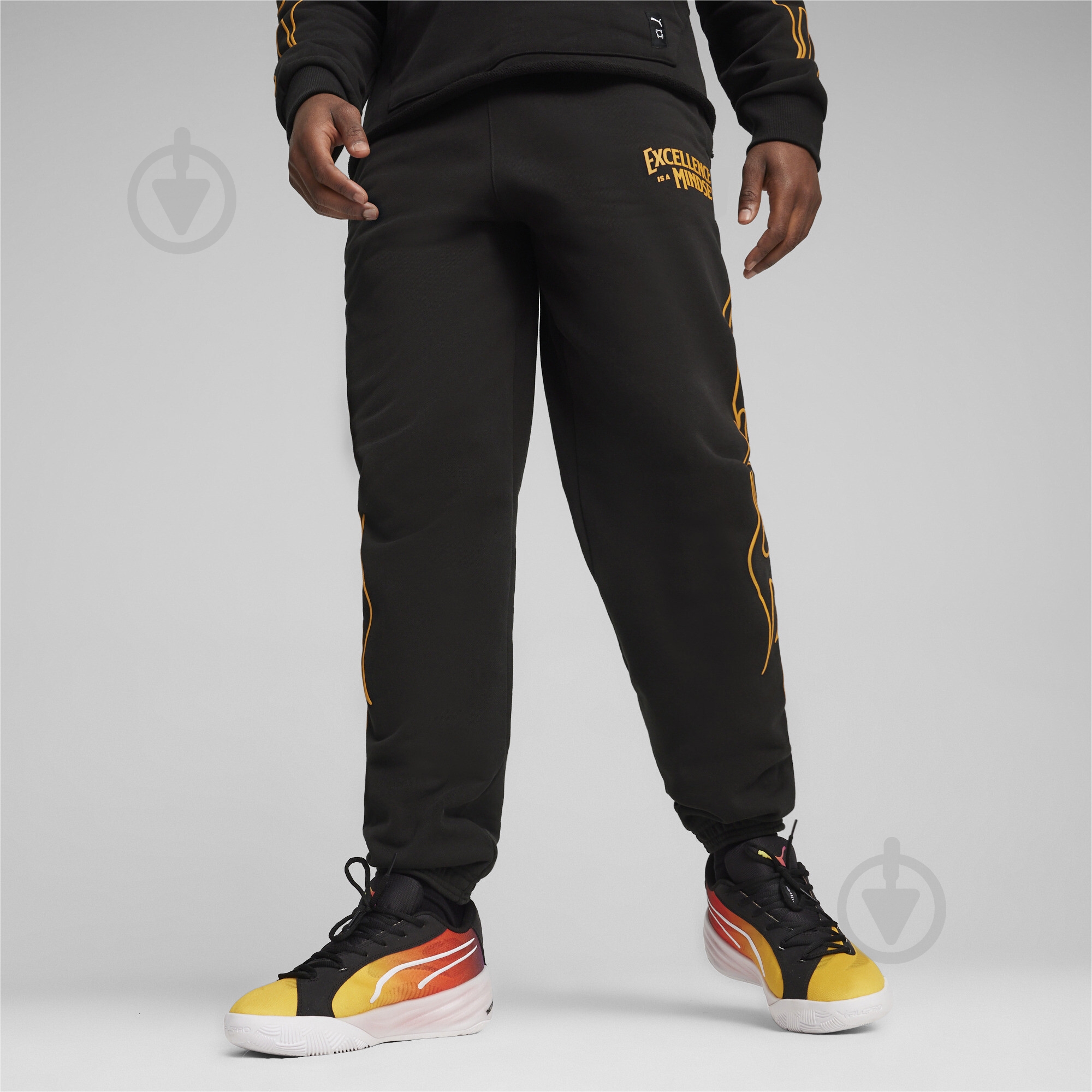 Штани Puma CAUTION PANT 62476101 р. S чорний - фото 3
