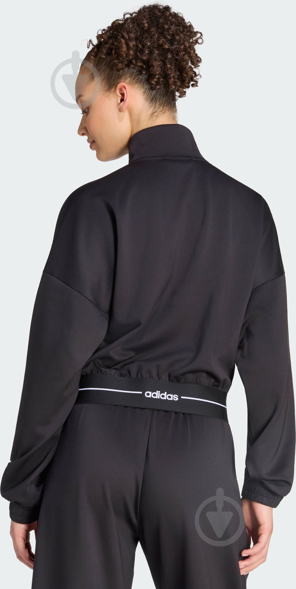 Джемпер Adidas HYG FULL ZIP KV1692 р.S черный - фото 2