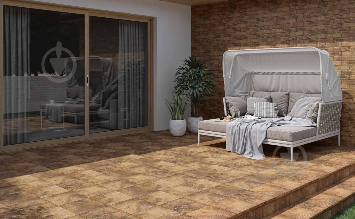 Клинкерная плитка Ceramika Paradyz Arteon ochra elewacja 24,5X6,6 см - фото 7