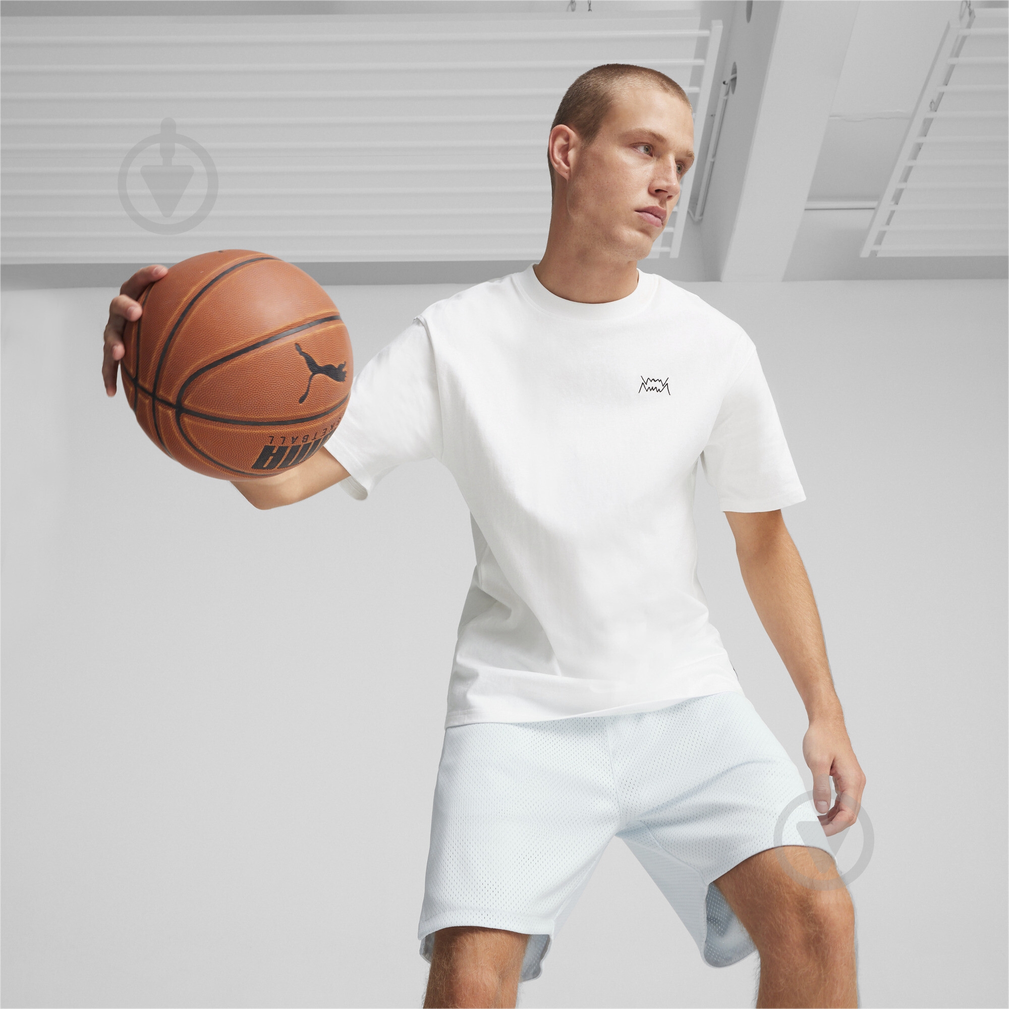 Футболка Puma JAWS EMB CORE TEE 62477202 р.2XL белый - фото 3