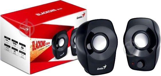 Колонки Genius SP-J120 (31731065100) 2.0 black - фото 4 Колонки Genius SP-J120 (31731065100) 2.0 black - фото 4