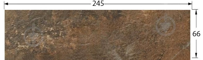 Клинкерная плитка Ceramika Paradyz Arteon brown elewacja 24,5х6,6 см - фото 3