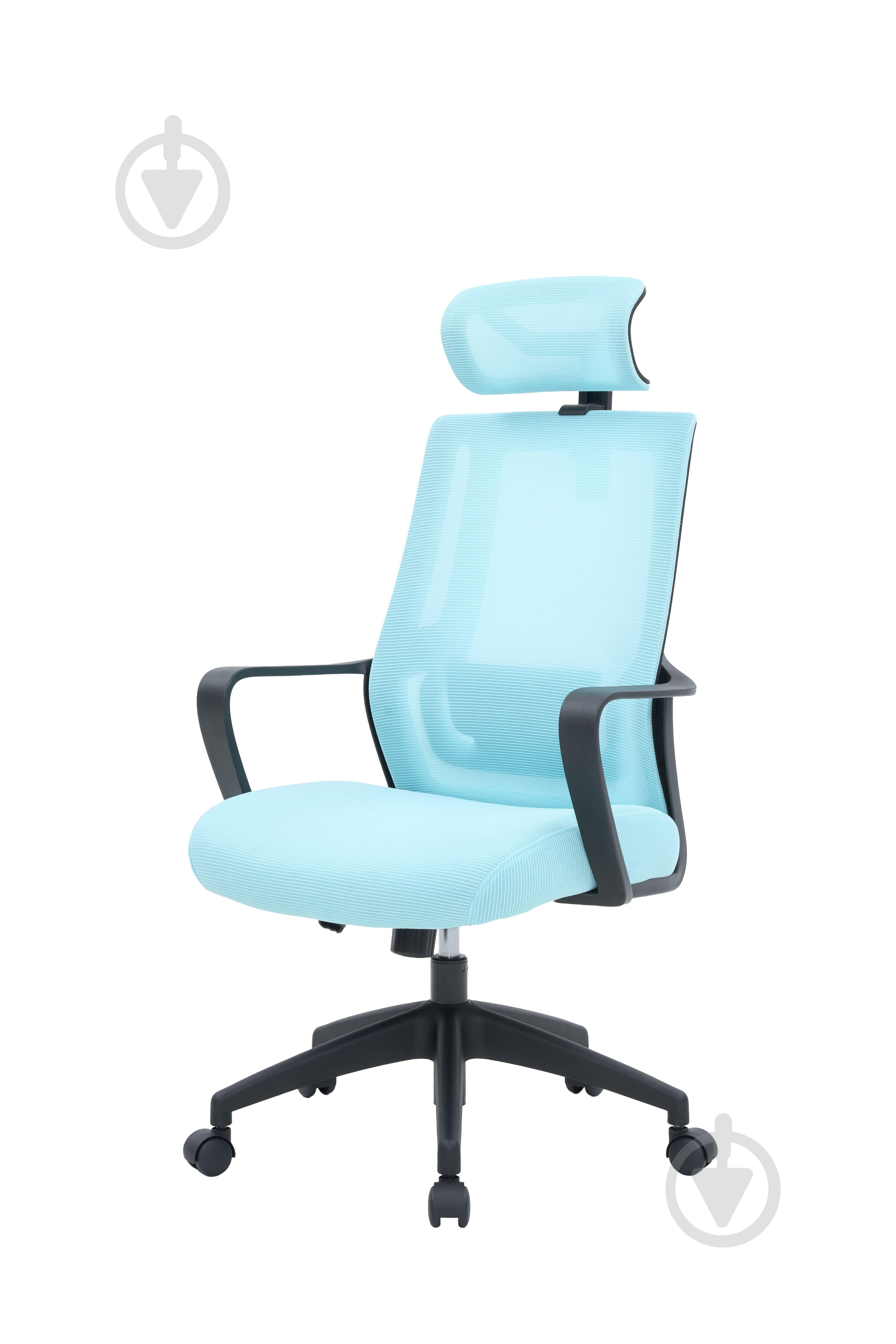 Крісло офісне OfficePro Harmony OC310-B-BL-BL Black/Blue синій - фото 1 Крісло офісне OfficePro Harmony OC310-B-BL-BL Black/Blue синій - фото 1