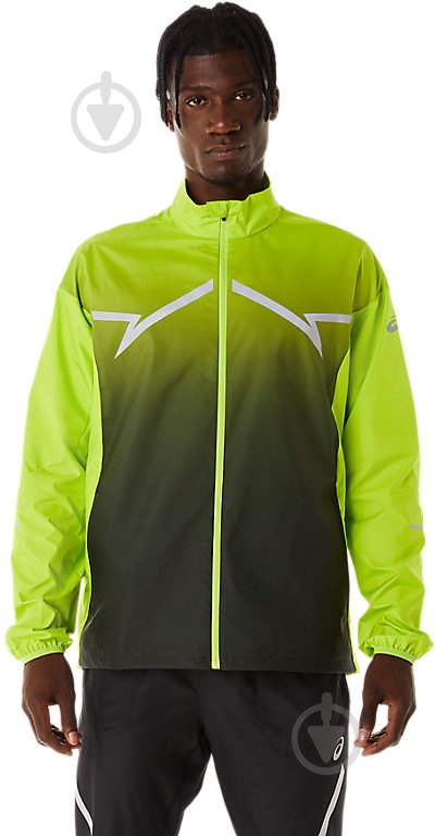 Ветровка Asics LITE-SHOW JACKET 2011C745-300 р.XL зеленая - фото 1 Ветровка Asics LITE-SHOW JACKET 2011C745-300 р.XL зеленая - фото 1