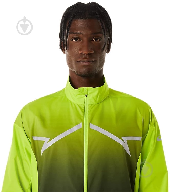 Ветровка Asics LITE-SHOW JACKET 2011C745-300 р.XL зеленая - фото 3 Ветровка Asics LITE-SHOW JACKET 2011C745-300 р.XL зеленая - фото 3