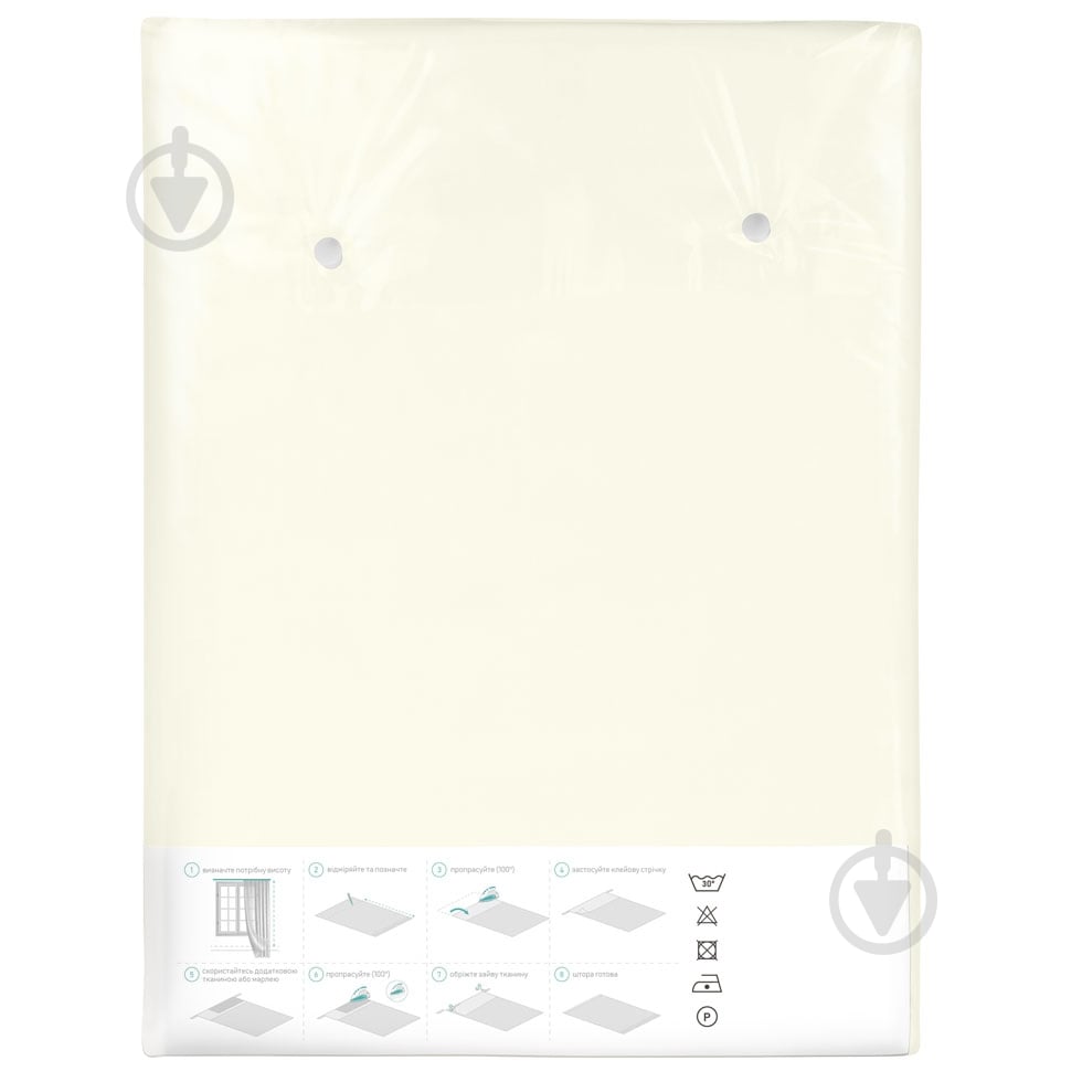 Гардина Crep 400х285 см кремовый Decora textile - фото 4