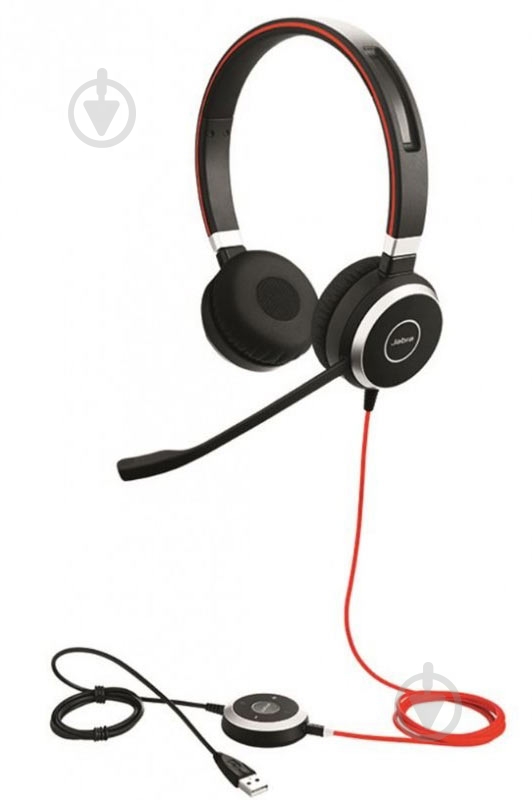 Наушники Jabra Evolve 40 MS Stereo black (6399-823-109) - фото 4