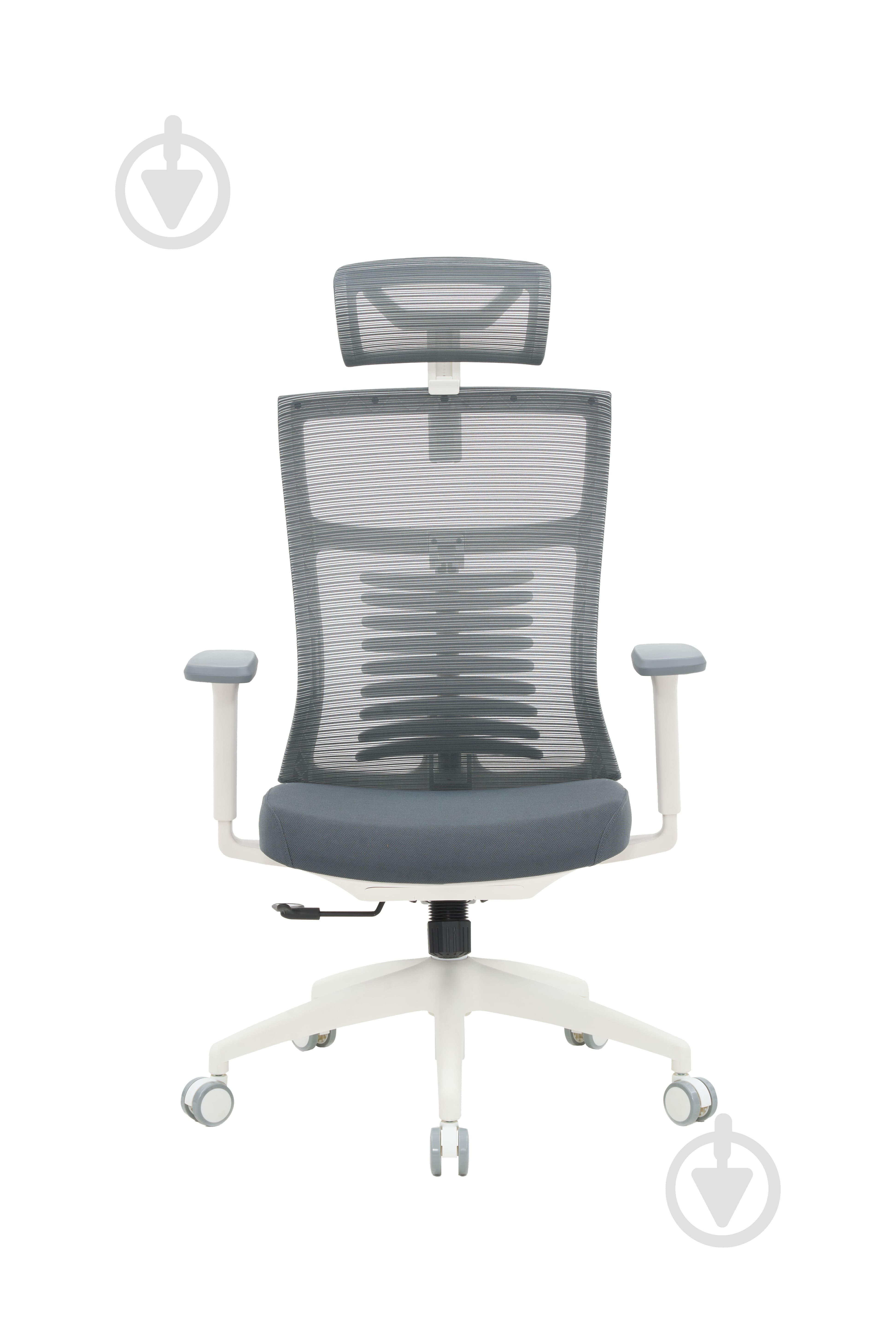 Крісло офісне OfficePro Officepro Balance OC550-W-DG-DG White/Dark Gray темно-сірий - фото 2