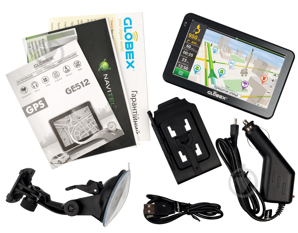 GPS-навигатор Globex GE512 + NavLux - фото 5 GPS-навигатор Globex GE512 + NavLux - фото 5