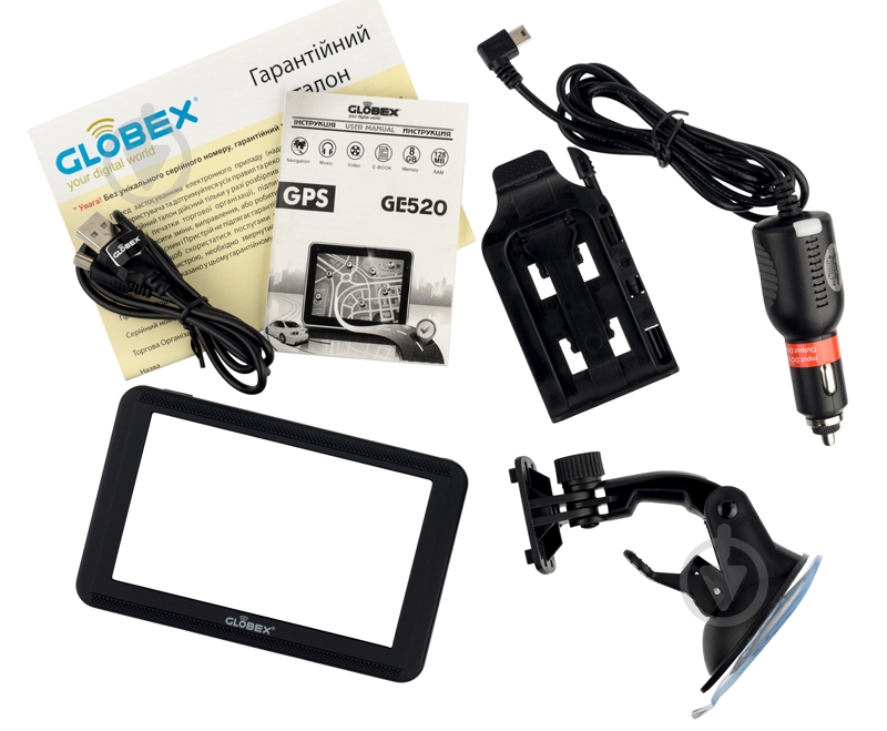 GPS-навигатор Globex GE520 + NavLux - фото 4