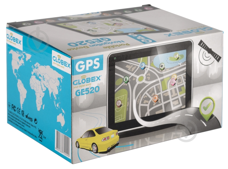 GPS-навигатор Globex GE520 + NavLux - фото 6