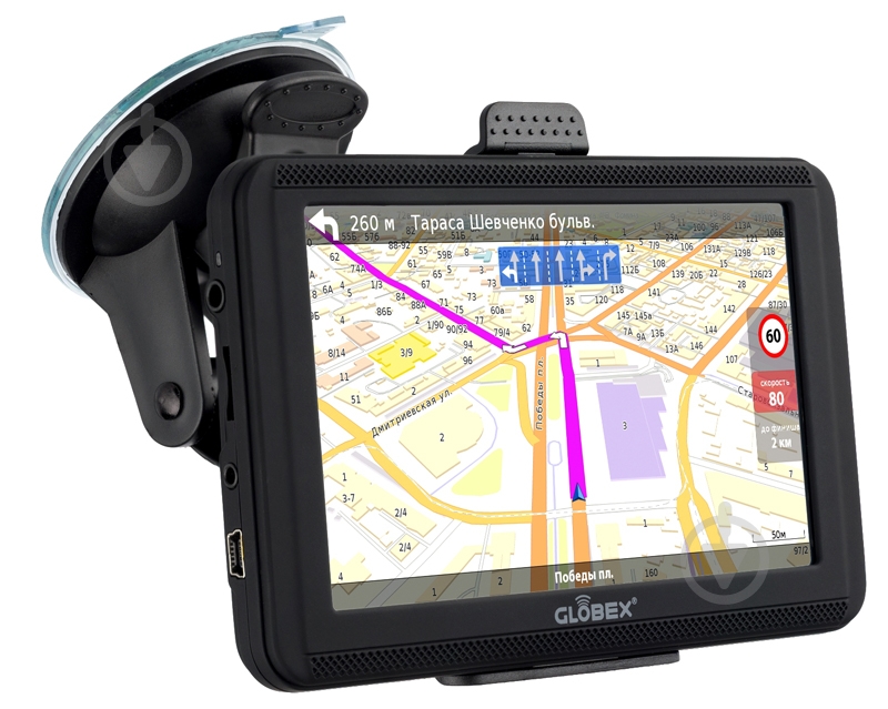 GPS-навигатор Globex GE520 + NavLux - фото 3