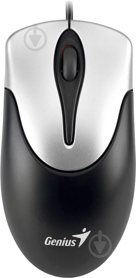 Мышь Genius NS-100 USB (31010232100) black/silver - фото 1