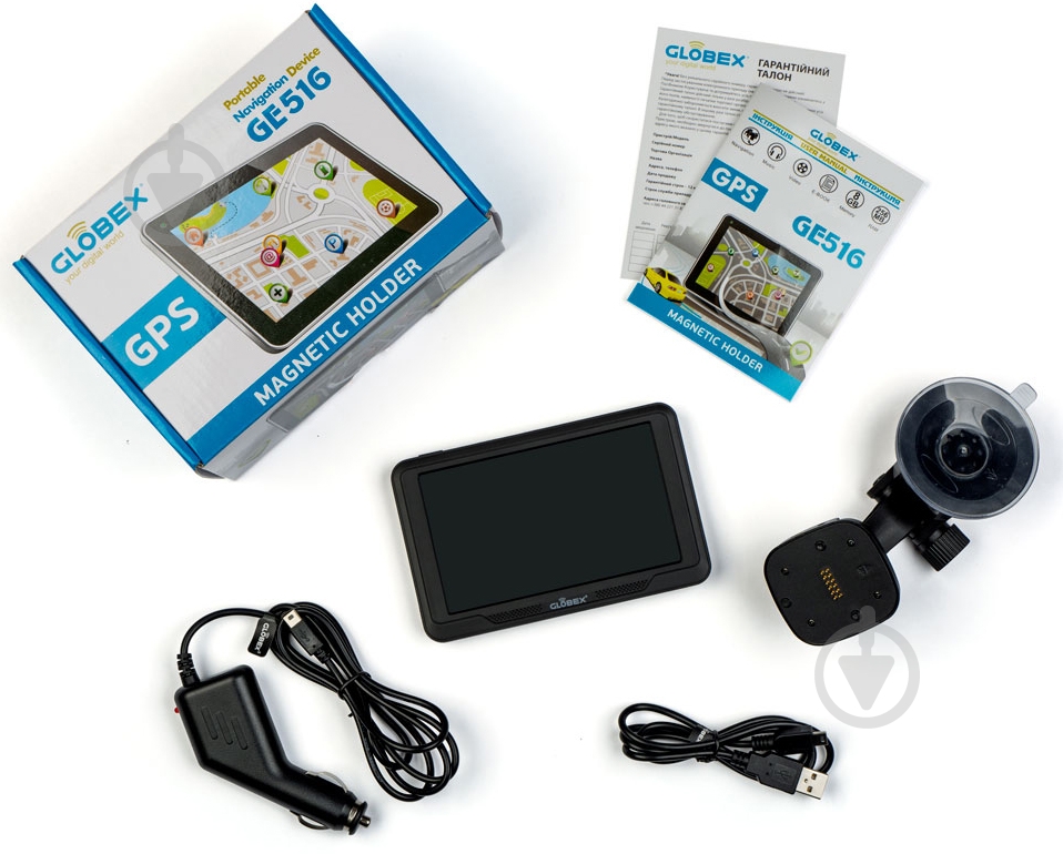 GPS-навигатор Globex GE516 + NavLux - фото 7